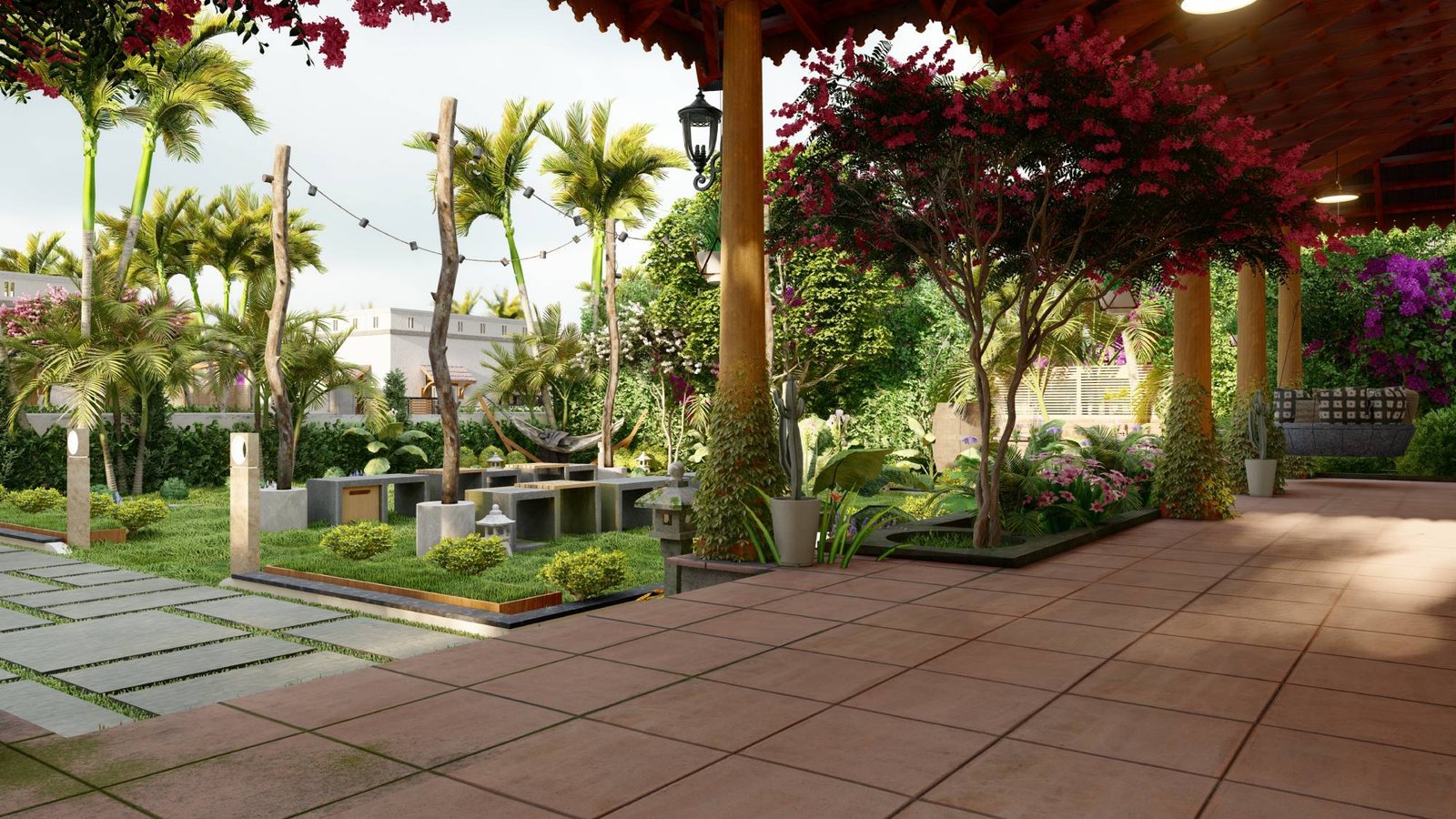 VARANDA VIEW IN GARDEN